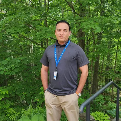 Man standing outside